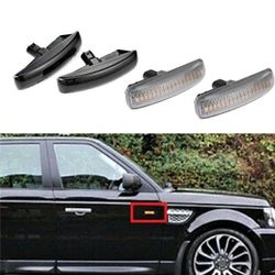 2Pcs LED Side Marker Lights For 06-13 Range Rover Sport Discovery LR3 LR4 LR2
