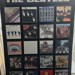 The Beatles Albums Poster Memorial 