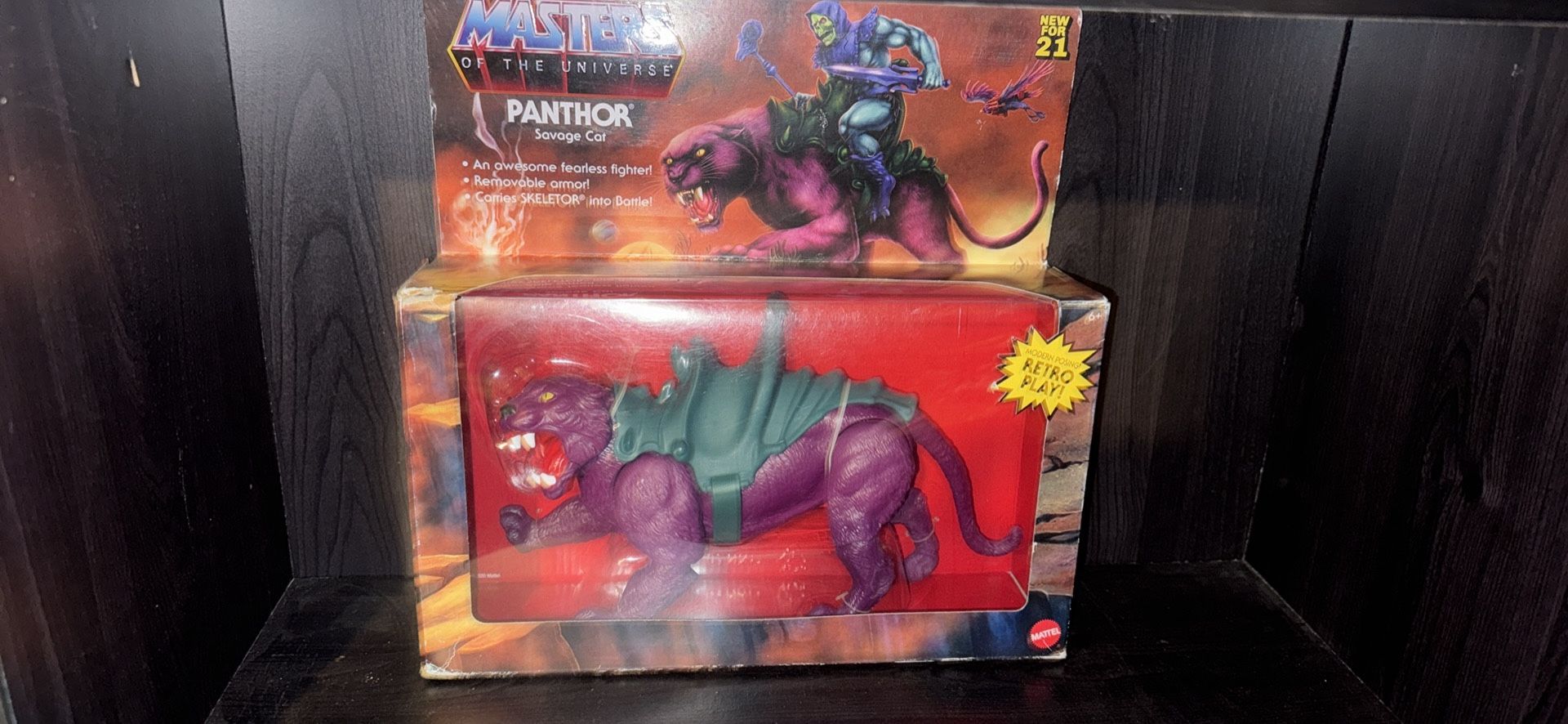 Mattel Masters Of The Universe MOTU Origins Panthor 2021 Non-Flocked MISB