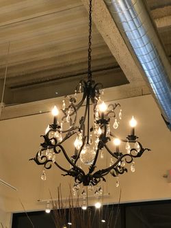 Italian chandeliers with solid Crystals
