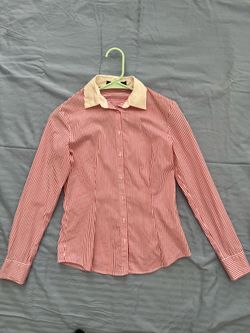 G2000 women shirt XS/0/2, Red and white stripes