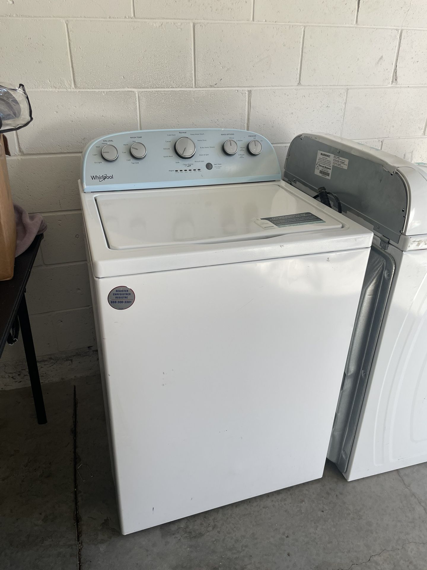Whirlpool washer & Dryer Machine