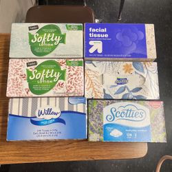 6 New Tissue Boxes
