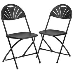 Black Foldable Party Chairs Pack Of 10 Brand New In Box 📦 