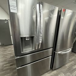 Valentines Day Promotional Sale/ 4 Door Refrigerator With Dual Ice Maker 