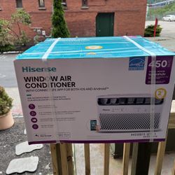NEW HISENSE 10,000 Btu Air Conditioner, With Wi-Fi ,Hey Google , Alexia And More. TOP OF LINE A/C