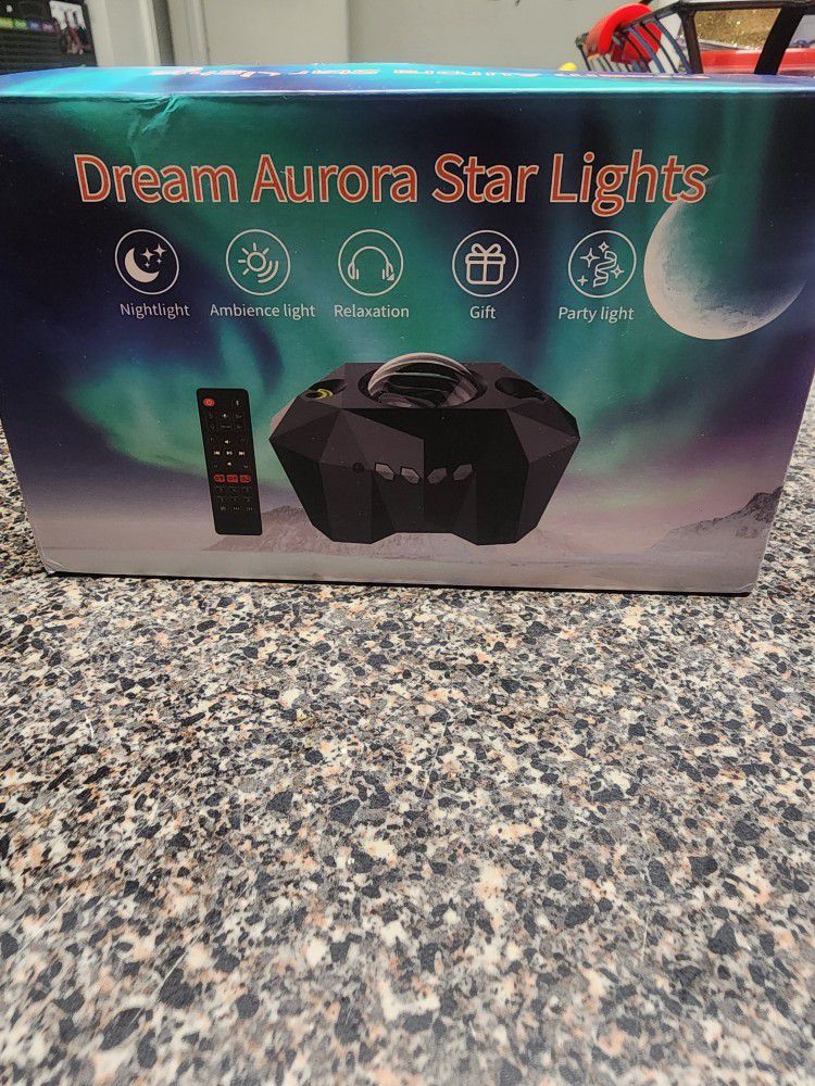 Aurora Star Moon Projector, Galaxy Projector Night Light