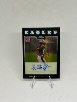 DeSean Jackson 2008 Topps Chrome Rookie Auto RC #TC198 Philadelphia Eagles