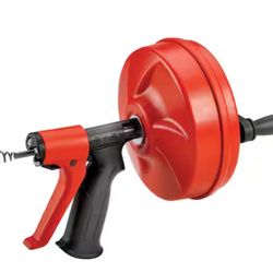 RIDGID Power Spin+ 1/4 in. x 25 ft. Hybrid Drain Cleaning Snake Auger (Manual or Cordless Drill Operated, Tool Only)
