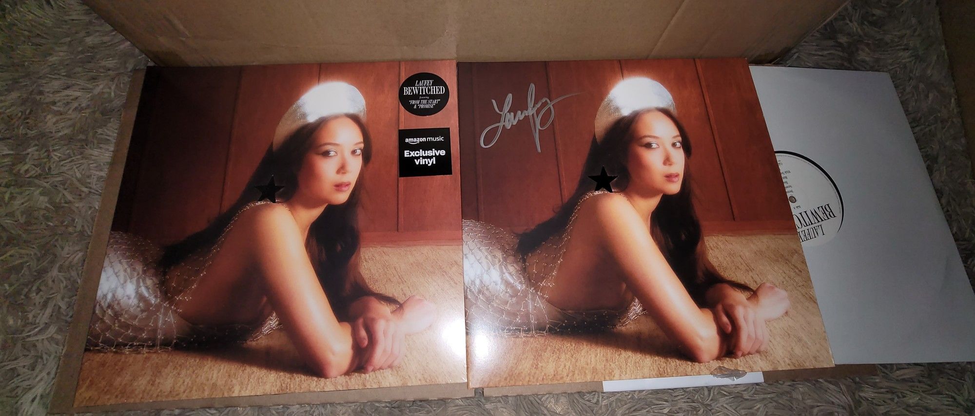 LAUFEY BEWITCHED WEBSTORE EXCLUSIVE SIGNED + AMZN EXCLUSIVE Galaxy Vinyl BUNDLE