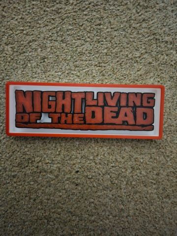Nightmare Of The Dead Logo Horror Display Sign Plaque 