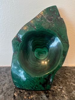 Polished Malachite Freeform Stone