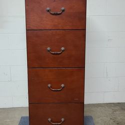 Solid Wood Office 4-drawer File Cabinet In OB