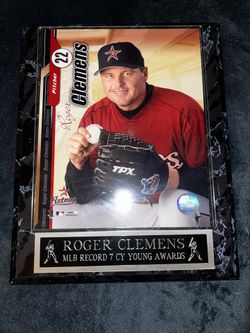 Roger Clemens framed photo (not signed)