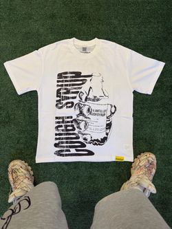 White awful lotta cough syrup tee size m&l