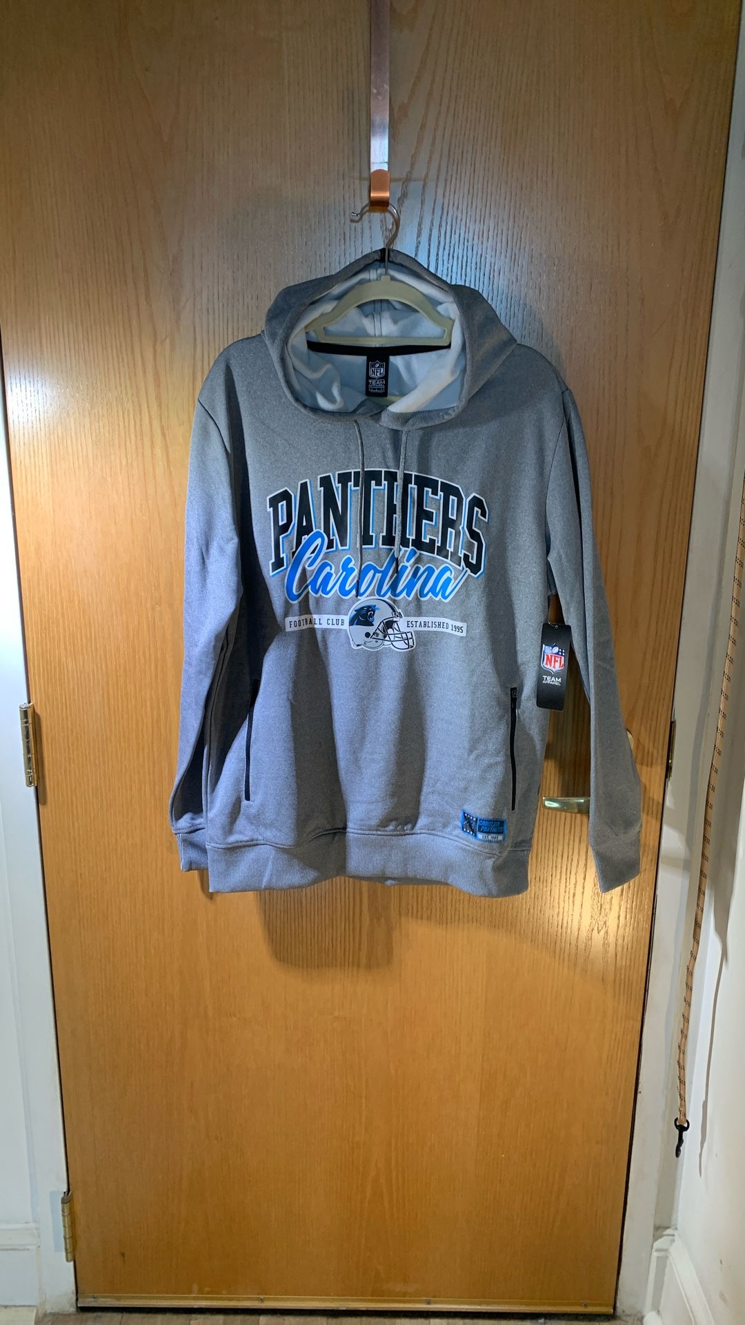 Panthers Hooded Sweatshirt-Adult - Large