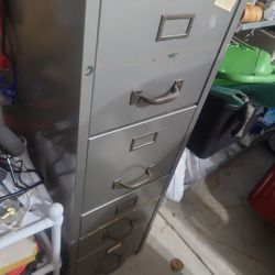 File Cabinet - 4 Deep Drawers