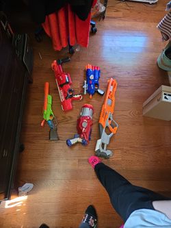 Lot Of Nerf Guns