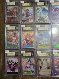 Selling One Piece Tcg Cards Graded Slabs