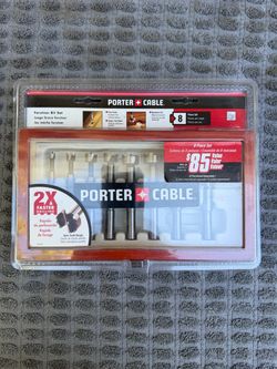 PORTER-CABLE 8-Piece Forstner Bit Set PC1008 – New in Package