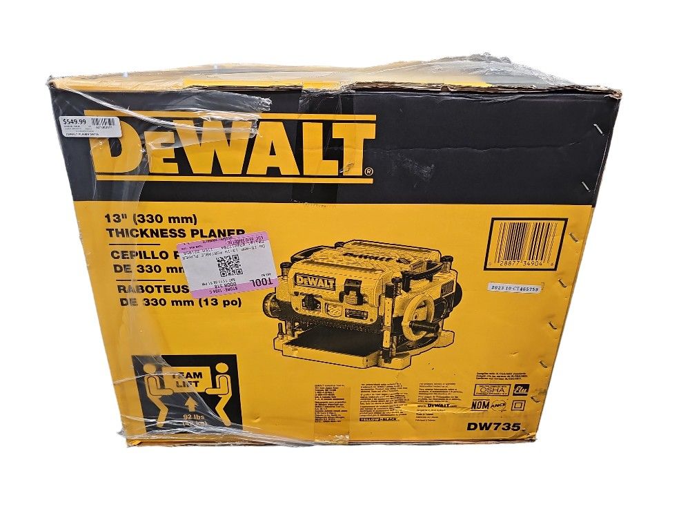 Dewalt Plainer New In Box