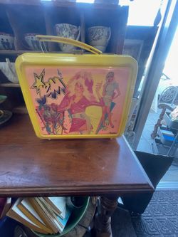Vintage Rare 1980s Girl Band Jem And The Holograms Lunch Box 
