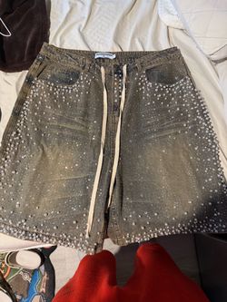 Vale sports crystal jorts size 32