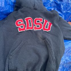 Sdsu Hooded Sweatshirt Size Xxs Or Youth Large