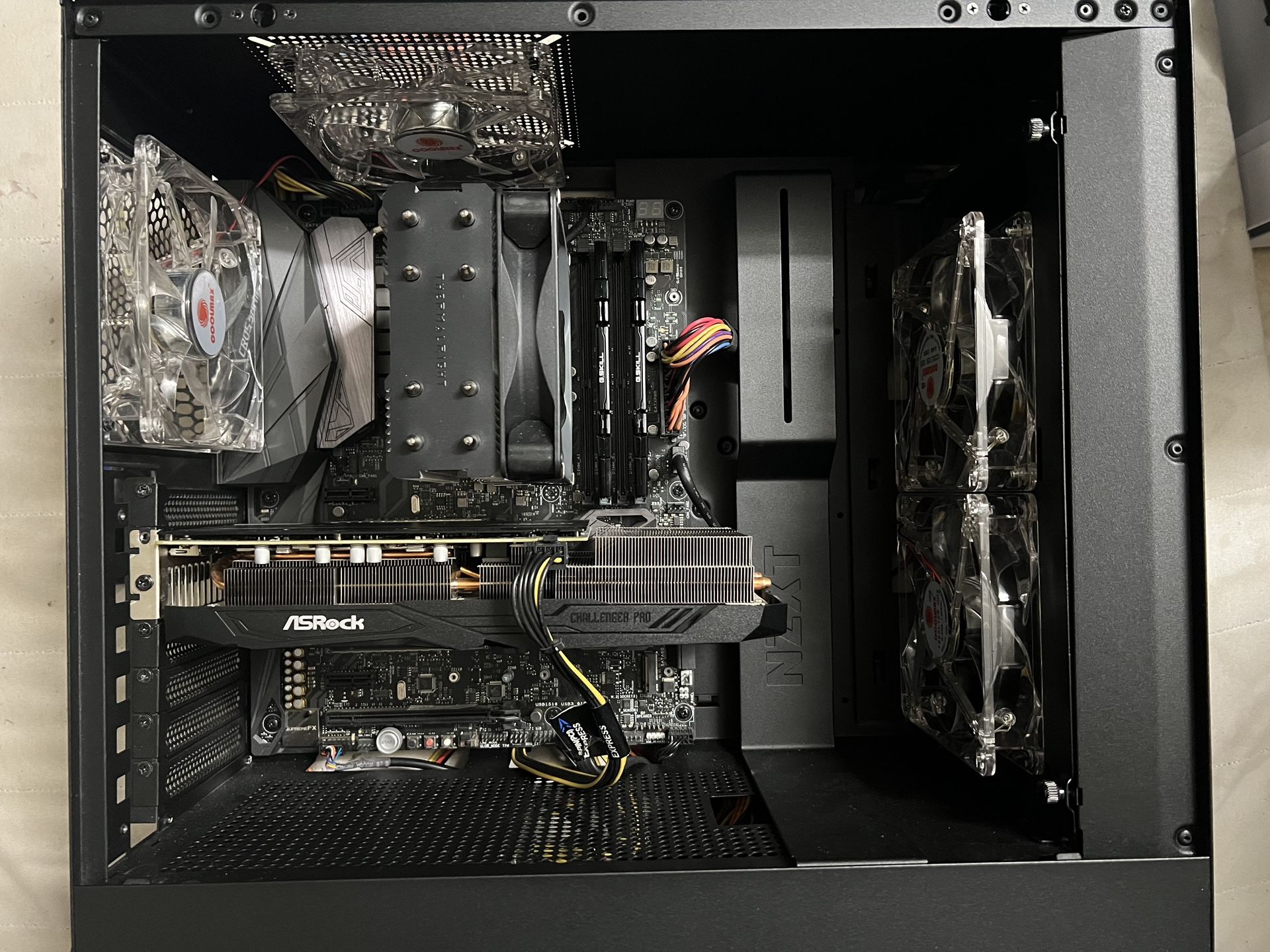 Custom PC Ryzen 5 5500 16GB DDR4 RX 5600XT 500GB SSD 3TB HDD Wifi