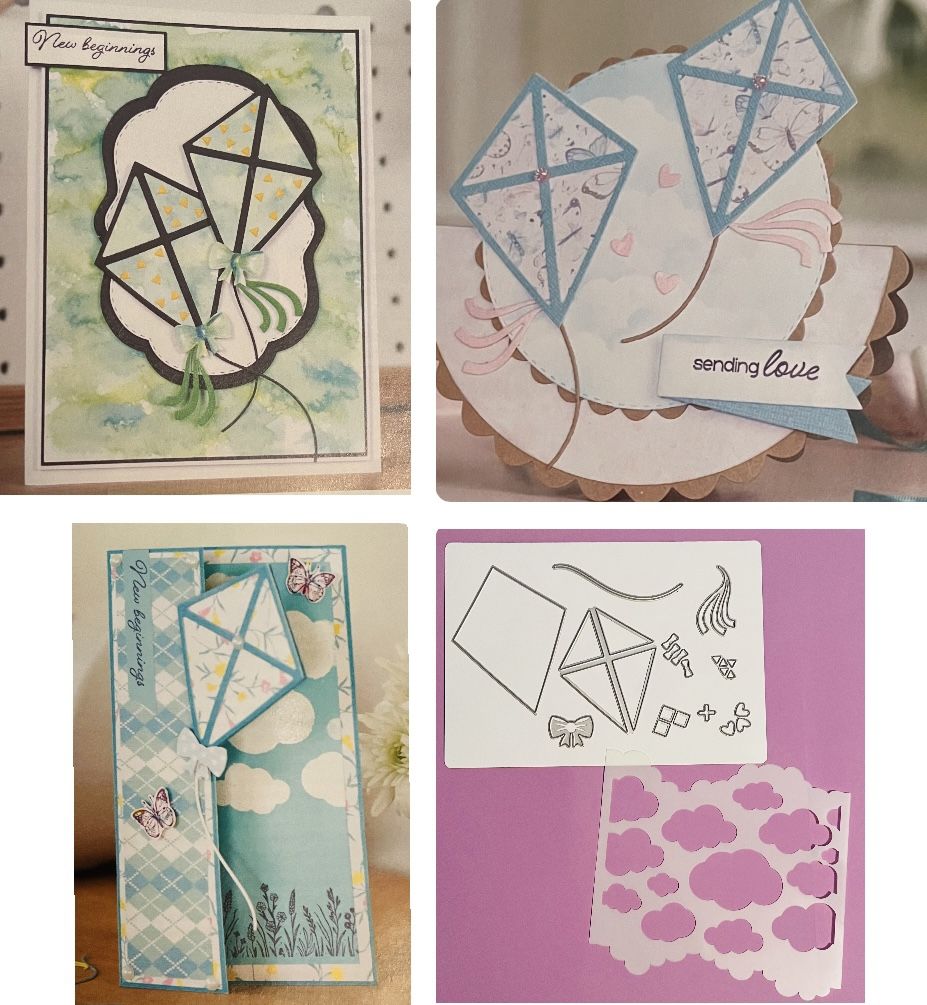 Create-A-Kite 9pc Dies & Cloud Stencil
