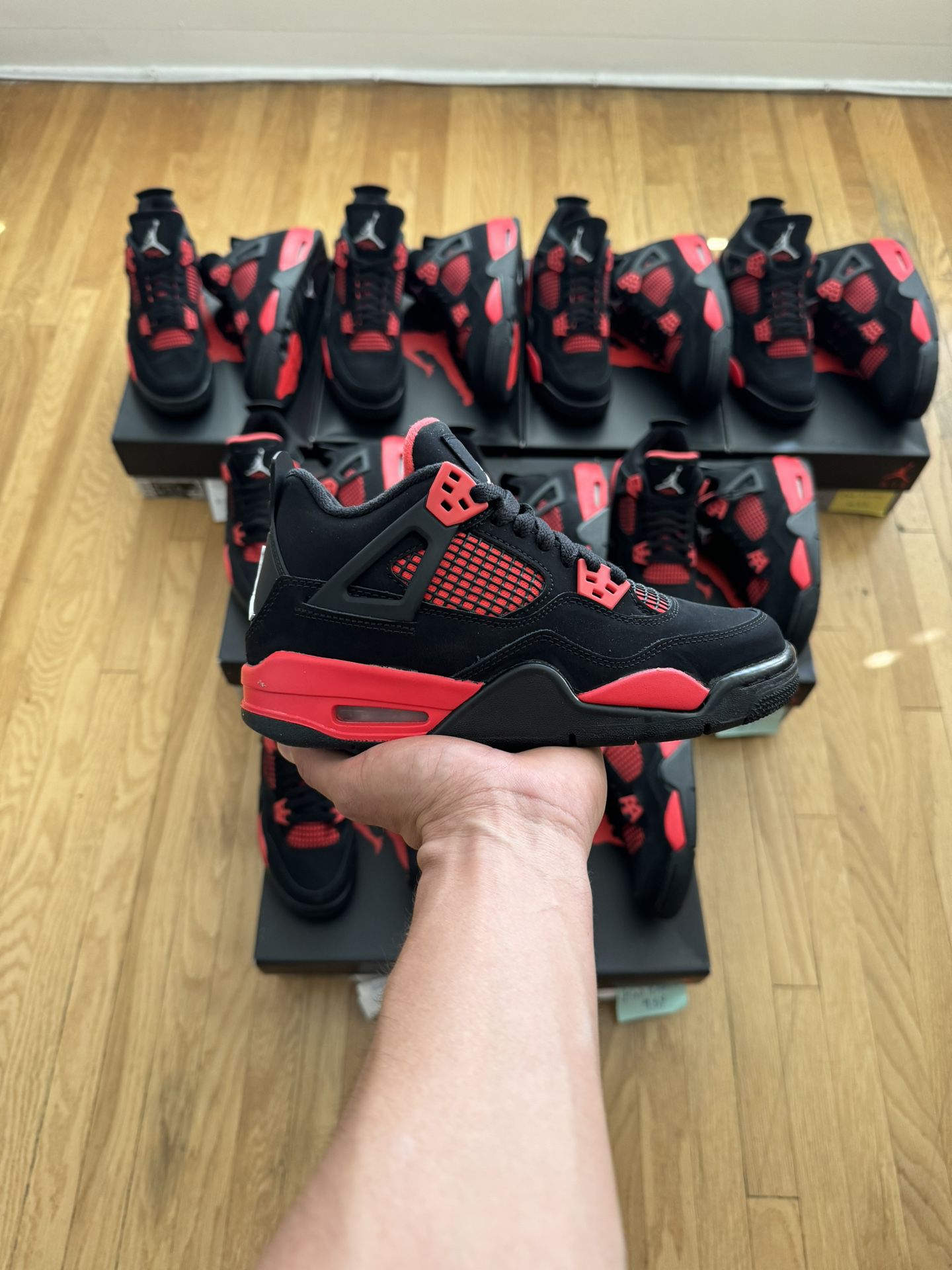 Jordan 4 Retro “Red Thunder” Size 12