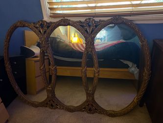 Antique Wooden Mirror