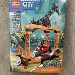 brand new lego city 60342 the shark attack stunt