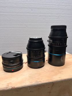SIRUI 1.6x Anamorphic Cinema Lens Set + 1.25x Adapter (RF mount)