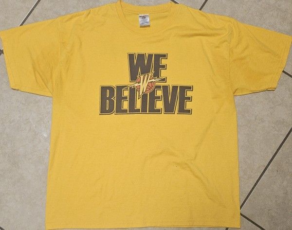 Vintage 2007 warriors NBA playoff t shirt