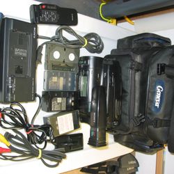 Vintage Sony Handycam CCD-TR91 Video8 Video camcorder 8mm Tape Playback Camera