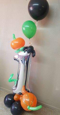 Halloween birthday number or letter