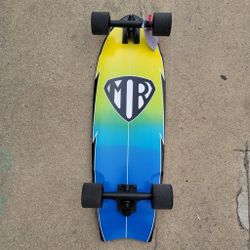 Quiksilver Retro Twin 9" Skateboard Longboard 
