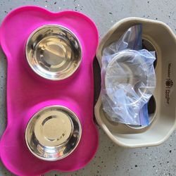 Dog Bowl Pink