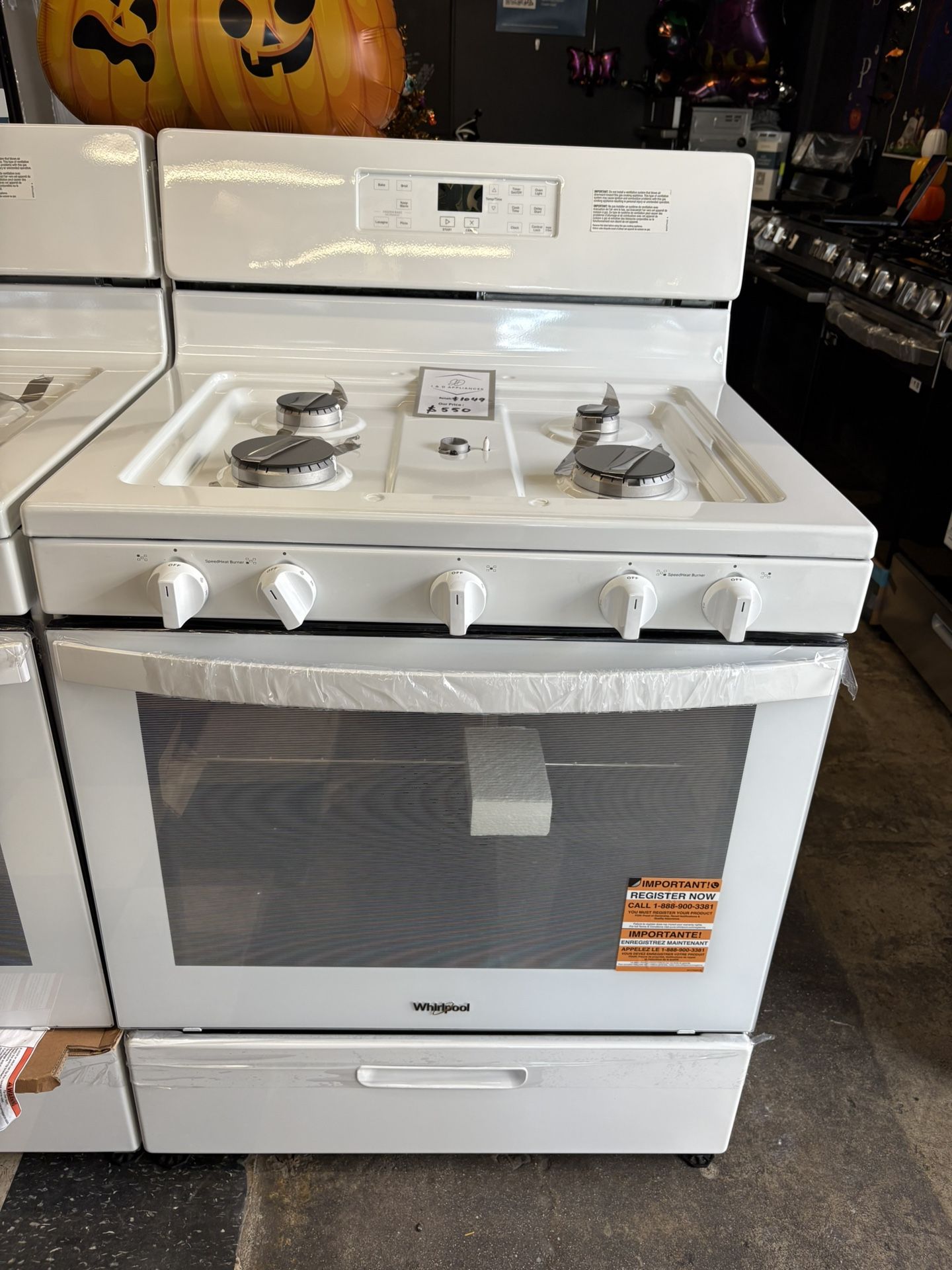 Whirlpool Gas Range