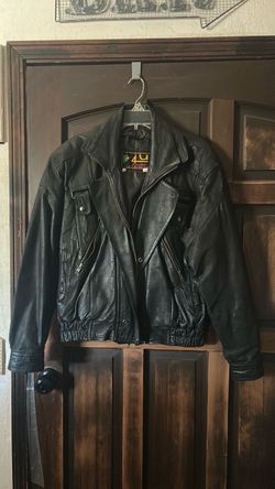 Black Leather Moto Jacket