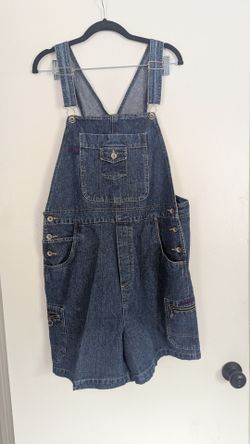 Jean short overalls