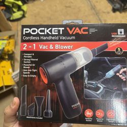 Pocket Vacuum And Blower 