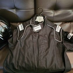 Racing Jacket and Helmet
