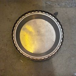 Vintage Silver Metal Pie Pan