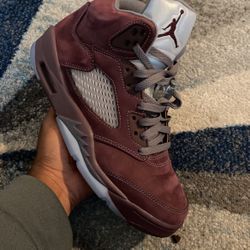 Jordan 5 Burgundy Clean 
