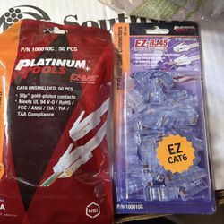 Cat6 Connecters Ez Gold Plated