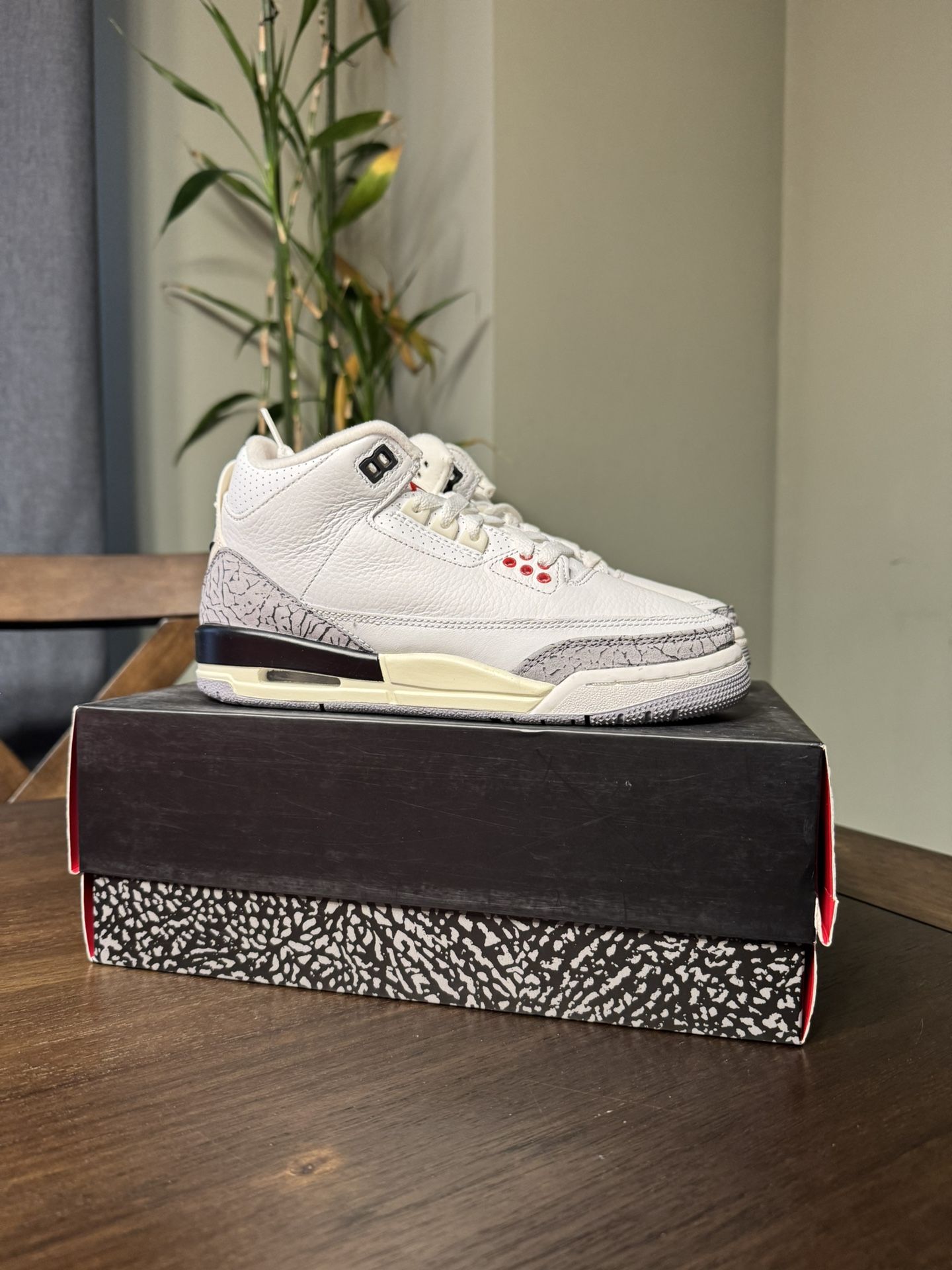 Jordan 3 White Reimagined Size 4y