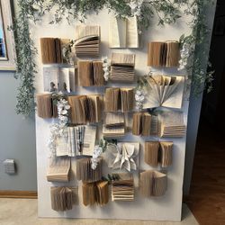 Custom Book Wall Backdrop 