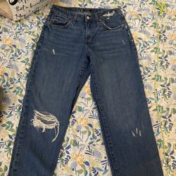 Express Women’s Boyfriend Mid Rise 4/R 